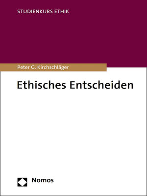 cover image of Ethisches Entscheiden